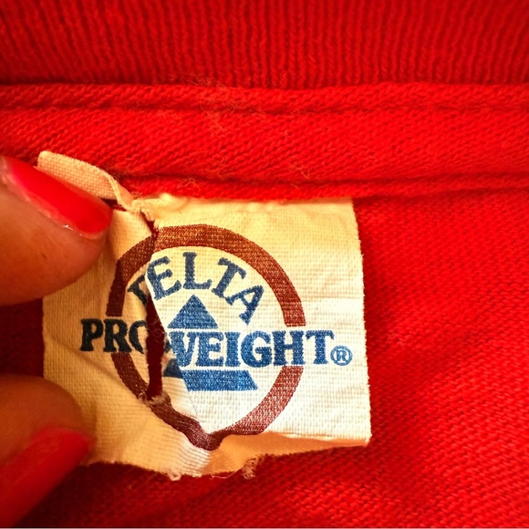 Vintage Santa Claus Christmas Holiday T-shirt Men’s Size Large Red Retro Novelty - Picture 2 of 10